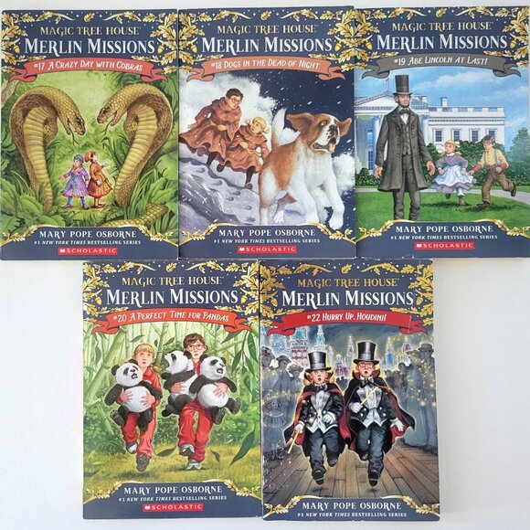 MAGIC TREE HOUSE MERLIN MISSION SERIES LOT OF 15 BOOKS MARY POPE OSBORN #1 - 22 - Picture 5 of 14